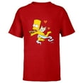 thumbnail image 1 of The Simpsons Bart Cherub Slingshot Cupid - Short Sleeve T-Shirt for Kids – Customized-Red, 1 of 5