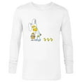 thumbnail image 1 of The Simpsons Bart Easter Egg Bunny - Long Sleeve T-Shirt for Men - Customized-White, 1 of 5