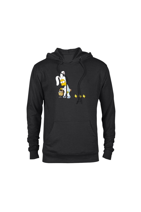Bart Easter Egg Bunny - Pullover Hoodie for Adults - Customized-Black