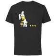 thumbnail image 1 of The Simpsons Bart Easter Egg Bunny - Short Sleeve Cotton T-Shirt for Adults - Customized-Black, 1 of 5