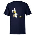 thumbnail image 1 of The Simpsons Bart Easter Egg Bunny - Short Sleeve T-Shirt for Kids - Customized-Navy, 1 of 5