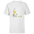 thumbnail image 1 of The Simpsons Bart Easter Egg Bunny - Short Sleeve T-Shirt for Kids - Customized-White, 1 of 5