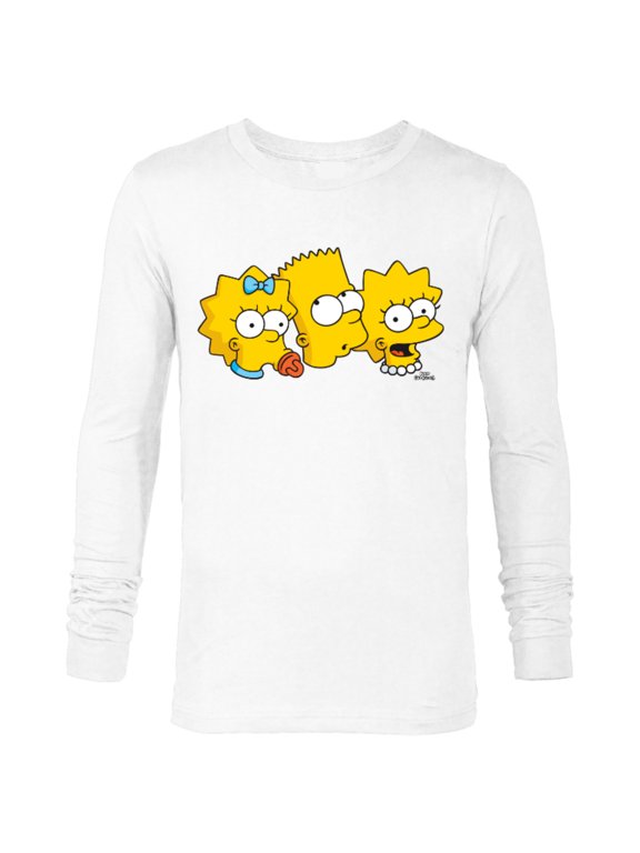 Bart Lisa Maggie - Long Sleeve T-Shirt for Men - Customized-White