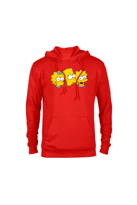 Bart Lisa Maggie - Pullover Hoodie for Adults - Customized-Red Heather