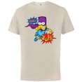 thumbnail image 1 of The Simpsons Bart Simpson Bartman Super Hero Sound Effects- Short Sleeve Cotton T-Shirt for Adults - Customized-Putty, 1 of 5