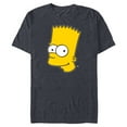 thumbnail image 1 of The Simpsons Bart Simpson Face - Short Sleeve Blended T-Shirt for Adults- Customized-Navy Heather, 1 of 5
