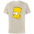 thumbnail image 1 of The Simpsons Bart Simpson Face - Short Sleeve Cotton T-Shirt for Adults - Customized-Natural, 1 of 5