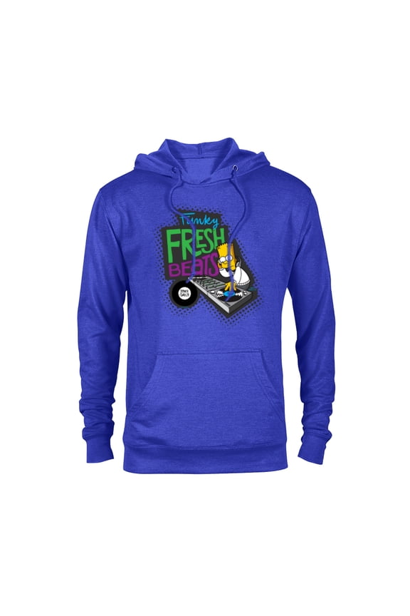 Bart Simpson Funky Fresh Beats Served Daily - Pullover Hoodie for Adults - Customized-Royal