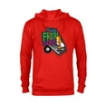 thumbnail image 1 of The Simpsons Bart Simpson Funky Fresh Beats Served Daily - Pullover Hoodie for Adults - Customized-Red, 1 of 5