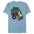 thumbnail image 1 of The Simpsons Bart Simpson Funky Fresh Beats Served Daily - Short Sleeve Blended T-Shirt for Adults - Customized-Ocean Blue, 1 of 5