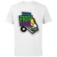 thumbnail image 1 of The Simpsons Bart Simpson Funky Fresh Beats Served Daily - Short Sleeve Cotton T-Shirt for Adults - Customized-White, 1 of 5