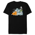 thumbnail image 1 of The Simpsons Bart Simpson I’m Bad to the Bone Skateboard - Short Sleeve Blended T-Shirt for Adults - Customized-Black, 1 of 5