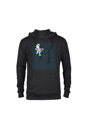 Bart Simpson Ruled Notebook Paper School Escape - Pullover Hoodie for Adults - Customized-Black