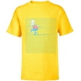 thumbnail image 1 of The Simpsons Bart Simpson Ruled Notebook Paper School Escape - Short Sleeve T-Shirt for Kids - Customized-Yellow, 1 of 5
