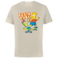 thumbnail image 1 of The Simpsons Bart Simpson Skate Fuel Skateboard Squishee - Short Sleeve Cotton T-Shirt for Adults - Customized-Natural, 1 of 5