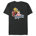 thumbnail image 1 of The Simpsons Bart Simpson Skate Royalty - Short Sleeve Blended T-Shirt for Adults - Customized-Dark Heather, 1 of 5