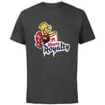 thumbnail image 1 of The Simpsons Bart Simpson Skate Royalty - Short Sleeve Cotton T-Shirt for Adults - Customized-Charcoal, 1 of 5