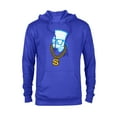 thumbnail image 1 of The Simpsons Bart Simpson Skull Bling - Pullover Hoodie for Adults - Customized-Royal, 1 of 5