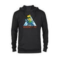 thumbnail image 1 of The Simpsons Bart Simpson Snowboarding Snow Rat - Pullover Hoodie for Adults - Customized-Black, 1 of 5