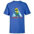 thumbnail image 1 of The Simpsons Bart Simpson Snowboarding Snow Rat - Short Sleeve T-Shirt for Kids - Customized-Royal, 1 of 5