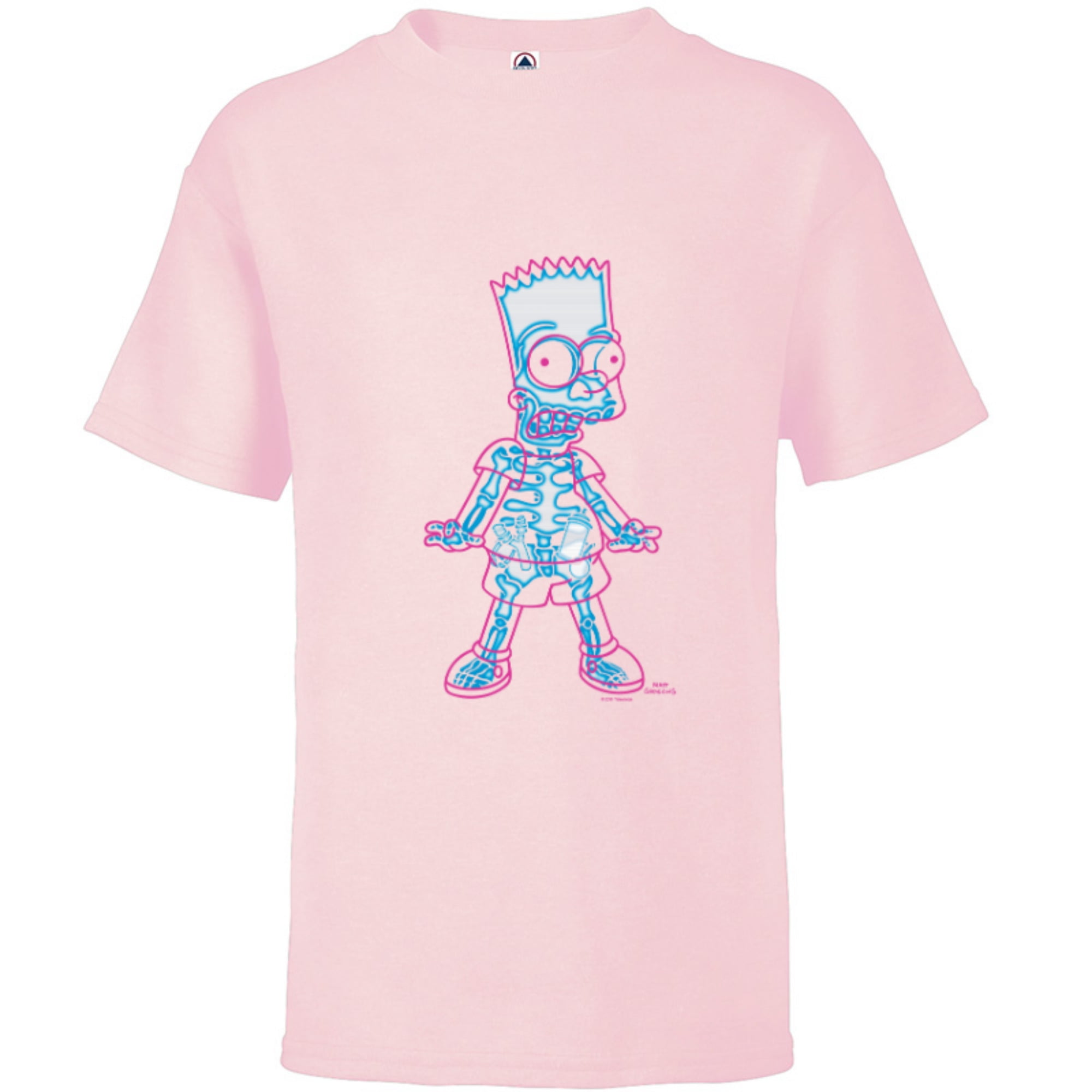 t shirt off white bart simpson