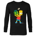 thumbnail image 1 of The Simpsons Bart Simpsons Present Time Holiday - Long Sleeve T-Shirt for Men – Customized-Black, 1 of 5