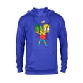 thumbnail image 1 of The Simpsons Bart Simpsons Present Time Holiday - Pullover Hoodie for Adults – Customized-Royal Heather, 1 of 5