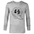 thumbnail image 1 of The Simpsons Bart Surfing Japanese Woodblock - Long Sleeve T-Shirt for Men – Customized-Athletic Heather, 1 of 5