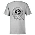 thumbnail image 1 of The Simpsons Bart Surfing Japanese Woodblock - Short Sleeve T-Shirt for Kids – Customized-Athletic Heather, 1 of 5