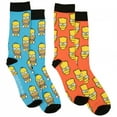 thumbnail image 1 of The Simpsons Bart and Homer 2-Pair Pack of Casual Crew Socks, 1 of 3