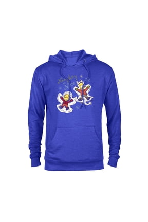 Bart and Lisa Christmas Holiday Naughty or Nice - Pullover Hoodie for Adults - Customized-Royal