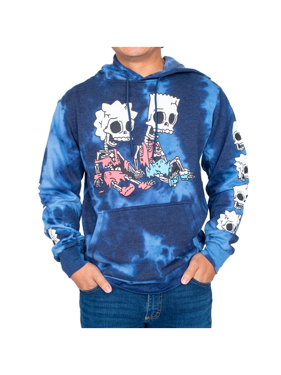 The Simpsons Bart and Maggie Skeleton Hex and the City Pull Over Hoodie