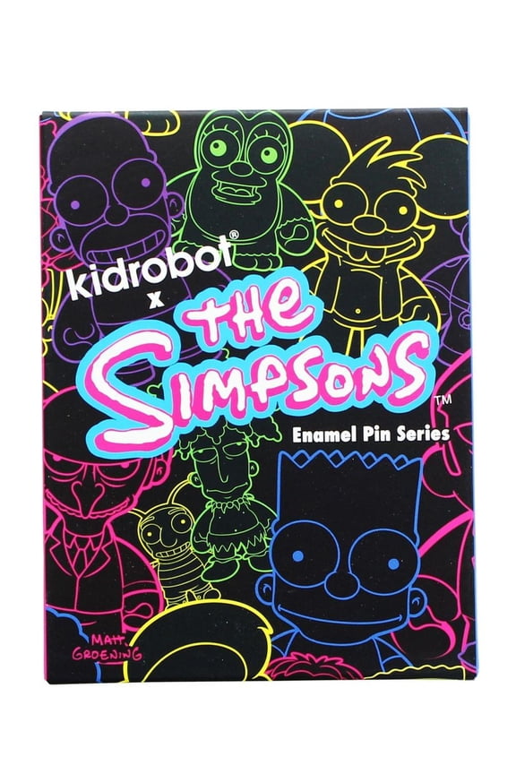 The Simpsons Blind Box Enamel Pin Series, One Random