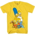 thumbnail image 1 of The Simpsons Boys Bart Simpson Skating Shirt - Krusty The Klown, Bart and Homer Simpson Tee Graphic T-Shirt, 1 of 7