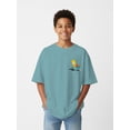 thumbnail image 1 of The Simpsons, Boys' Elevated Front and Back Graphic T-Shirt, Bad Boy Spray, Sizes 4-18, 1 of 8