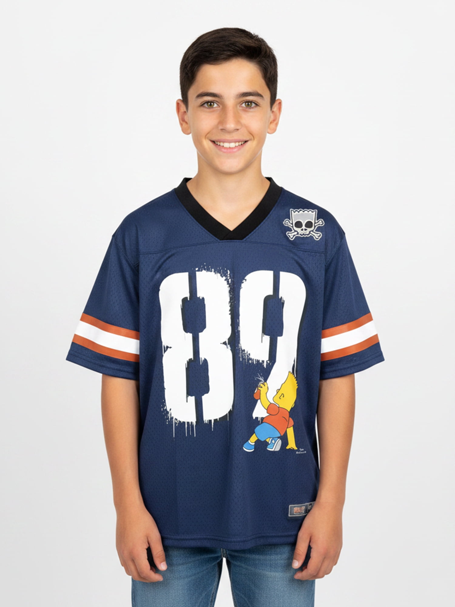The Simpsons Boys’ Elevated Graphic Jersey, Sizes 4–18