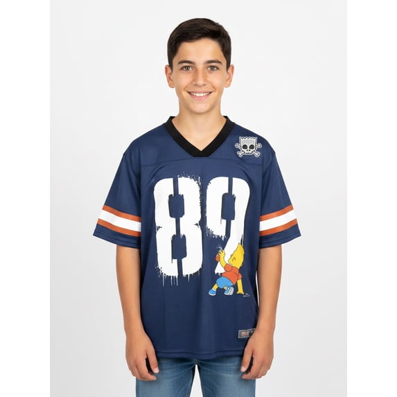 The Simpsons Boys’ Elevated Graphic Jersey, Sizes 4–18