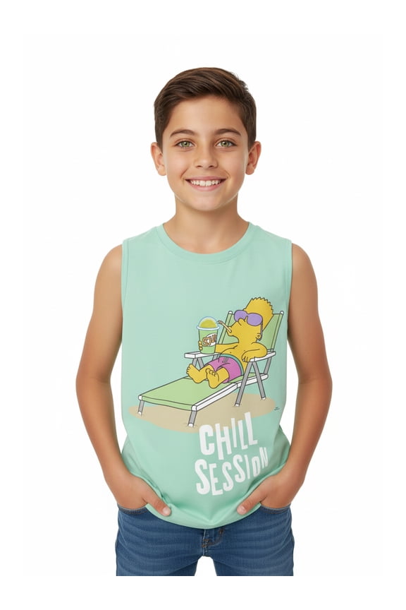 Boys Graphic Muscle Tank Top, Sizes 4-18