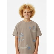 The Simpsons, Boys' Relaxed Graphic T-Shirt, Bartrocious Nature, Sizes 4-18
