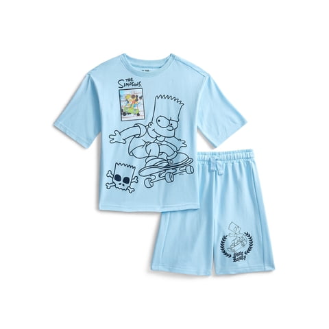 Boys Graphic Tee and Fleece Shorts Set, 2-Piece, Sizes 4-16