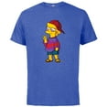 thumbnail image 1 of The Simpsons Cool Kid Lisa - Short Sleeve Cotton T-Shirt for Adults - Customized-Royal Heather, 1 of 5