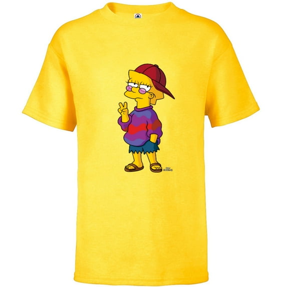 The Simpsons Cool Kid Lisa - Short Sleeve T-Shirt for Kids - Customized-Sunflower