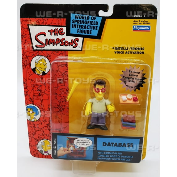 The Simpsons Database Intelli-Tronic Playmates Series 12 Action Figure