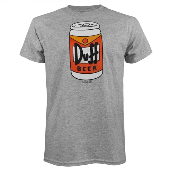 The Simpsons Duff Beer Can T-Shirt-Small