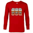 thumbnail image 1 of The Simpsons Duff Beer Six Pack - Long Sleeve T-Shirt for Men – Customized-New Red, 1 of 5