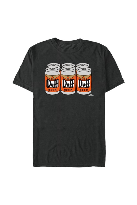 Duff Beer Six Pack - Short Sleeve Blended T-Shirt for Adults – Customized-Dark Heather