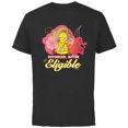 thumbnail image 1 of The Simpsons Edna Krabappel Divorced Bitter Eligible Retro - Short Sleeve Cotton T-Shirt for Adults - Customized-Black, 1 of 5