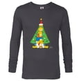 thumbnail image 1 of The Simpsons Family Christmas Tree Holiday - Long Sleeve T-Shirt for Men – Customized-Charcoal Heather, 1 of 5