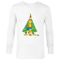 thumbnail image 1 of The Simpsons Family Christmas Tree Holiday - Long Sleeve T-Shirt for Men – Customized-White, 1 of 5