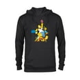thumbnail image 1 of The Simpsons Family Donut Reach - Pullover Hoodie for Adults - Customized-Black, 1 of 5